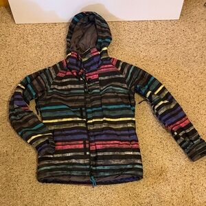 Burton Multicolor Striped Women's Ski Jacket